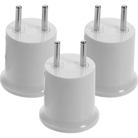 Adaptateur Prise Ampoule E27/E26 Lot De 3 Douille De Lumière À Brancher Sur Prise Murale Installation Simple Pour Applique Murale Veilleuse Et Éclairage D'Allée (1/5)