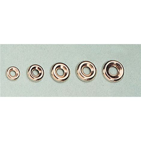 cf 10 pcs de bords de goujons en acier nickelA sous les vis 10 mm pour couvrir les vis