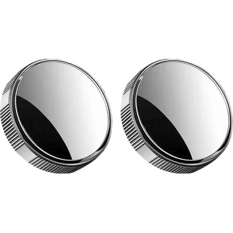 Lot de 2 rétroviseurs grand angle universels pour voiture, faciles à installer, avec ventouse et rotation à 360° pour une conduite en toute sécurité. (1/4)
