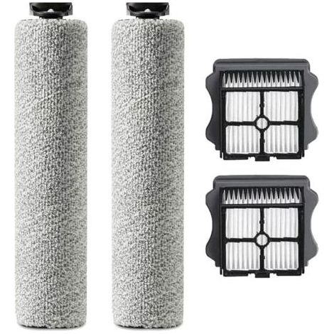 Brosses de rechange pour aspirateurs Tineco iFloor 3 et Floor ONE S3 – 2 brosses en microfibre – 2 filtres inclus (1/5)