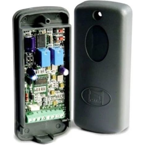 Came – Récepteur radio pour motorisation 433.920 MHz – Alimentation 12V/24V – Programmation auto-apprentissage – 2 canaux monostable/bistable