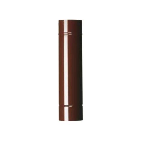 tubo dritto smalbo in acciaio smaltato verniciato marrone, 10x50 cm