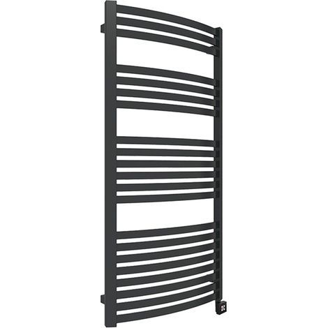 Elektrischer Heizkörper Schwarz - (HxL) 860x400mm - 400 Watt - 400 Watt - DEX860-400E8N (1/5)