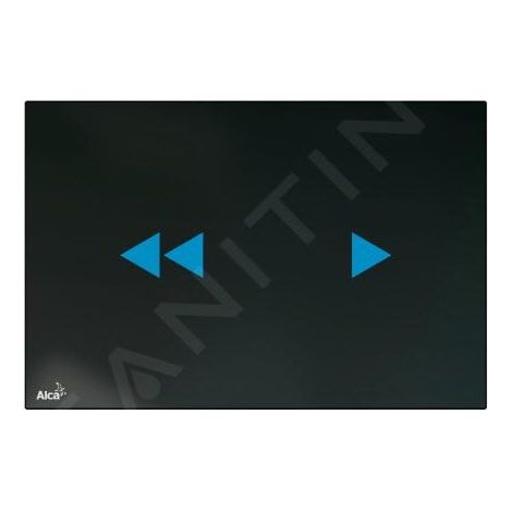 Alca - Plaque de déclenchement sans contact, verre / noir NIGHT LIGHT-2 (1/3)