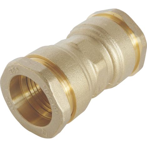 Raccord laiton manchon égal SUMO pour tube PE Ø32 mm (1/3)