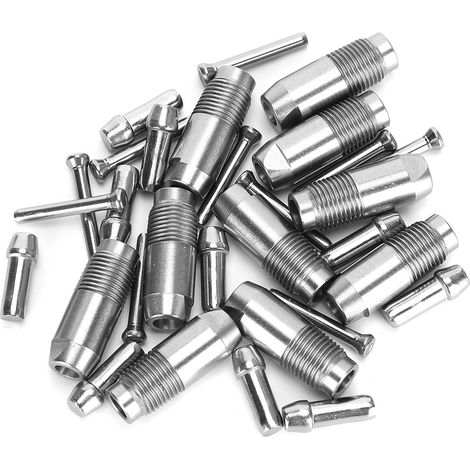 Lot de 10 abreuvoirs automatiques à tétine en acier inoxydable pour poulets (1/5)