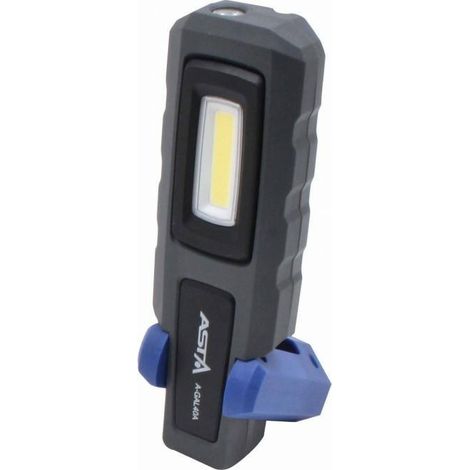 Lámpara LED COB Recargable Asta Negra 600 lúmenes