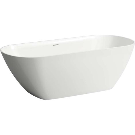LAUFEN LUA Badewanne freistehend, 750x1700x540mm, aus Marbond, (1/3)