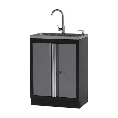 BASE AVEC ÉVIER + ROBINET 680x464x948 MM (1/4)