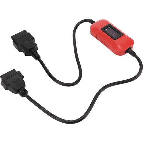Adaptateur de scanner OBD2 12-24 V pour X431 Easydiag 2.0/3.0 GOLO, en ABS résistant à la chaleur, pour poids lourds diesel (rouge). (1/5)