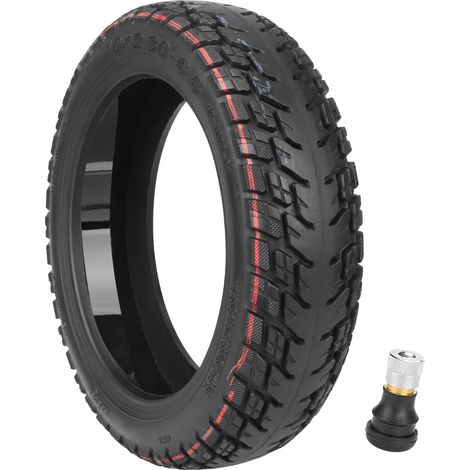 Pneu tubeless auto-obturant ULIP102.30-6.5, Niu KQI2, pneu tout-terrain anti-dérapage et run-flat de 10 pouces avant et arrière. (1/4)