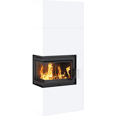 Kamineinsatz Simple Box 8 kW Ø 200 Bianco (1/5)