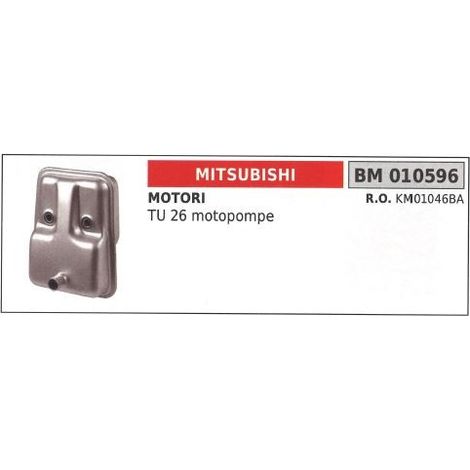 Marmitta MITSUBISHI motopompa TU 26 010596