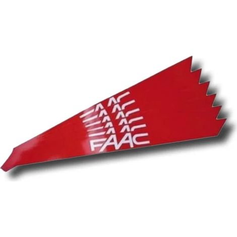 Kit 6 adesivi catarifrangenti a visibilità notturna per aste FAAC 490117 (1/3)