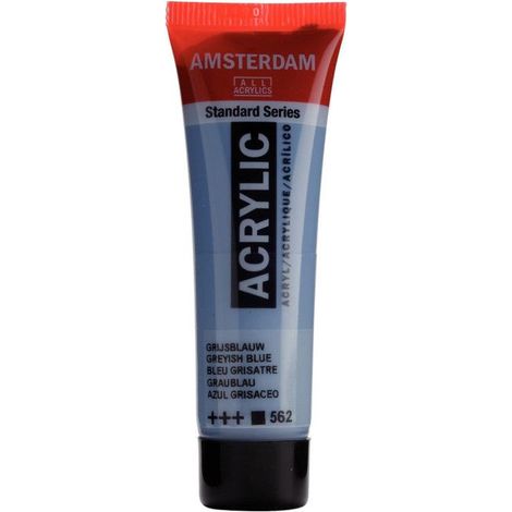 Peinture acrylique - Amsterdam - Acrilico Standard - 20 Ml - Bleu Grigio - Résistante à la lumière