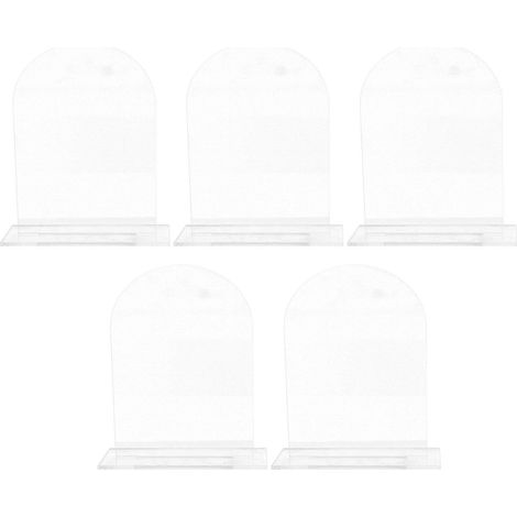 Lot de 5 panneaux de table vierges avec socles pour mariage à faire soi-même : cérémonie et réception (1/3)