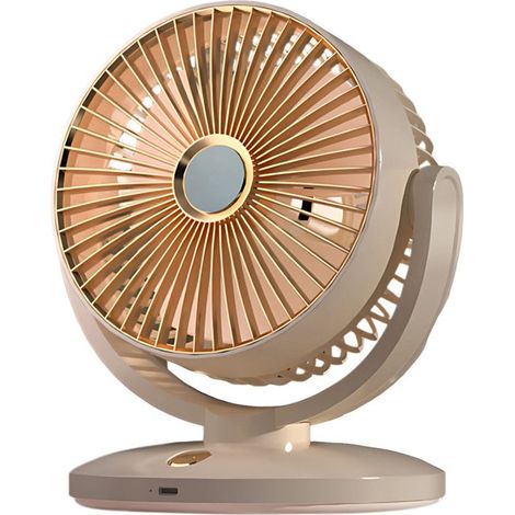 Ventilateur de table électrique 20 cm, 5 vitesses, silencieux, compact et économe en énergie