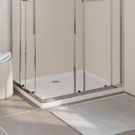 Plato de ducha rectangular ABS 80x100 cm