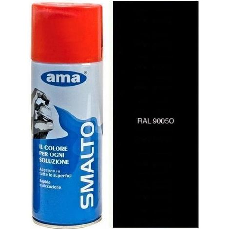 Sprühfarbe RAL 9005O, Acryl-Emaille, 400 ml 61475