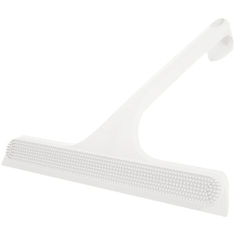 Raclette de douche en silicone pour nettoyage de vitres de voiture, vitres et douche (1/5)