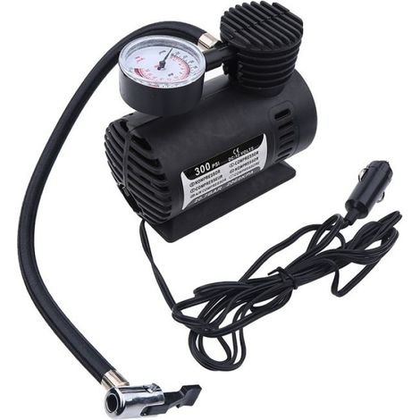 Compresseur D'air Portable - 12 V - 300 PSI - Pour Voiture Camping-car Moto Vélo - 1 Pièce (1/5)