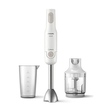 Philips HR2535-00 Daily Collection Frullatore a Immersione ProMix 650 W S Blade Tritatutto incluso colore Bianco Grigio (1/10)