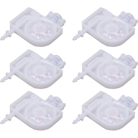 6 Cartouches d'encre compatibles Epson DX5 DX6 DX7 pour imprimantes 4800 4880 7800 7880 9800 - Blanc (1/5)