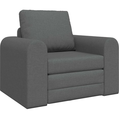 Folding Sofa Bed Dark Grey 98 x 71 x 83 cm Fabric vidaXL (1/5)