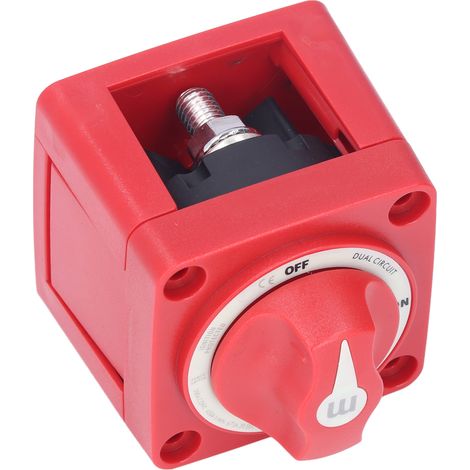 Interrupteur à clé 300A Double Circuit 4 Fils Protection Ignition Amovible IP66 Étanche pour Bateaux et Camping-cars (1/5)