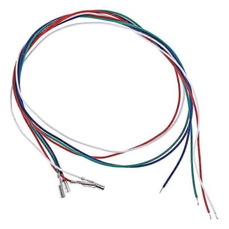 Câble phono 3/4PCS pour cellule, fils de connexion pour porte-cellule phono de platine vinyle - D- (1/5)