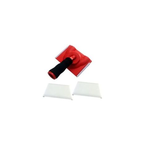 Tlily – Pinceau professionnel en latex multifonction – Pour peinture précise sur murs et plafonds – 2 éponges de rechange incluses – Outils de coupe (1/2)