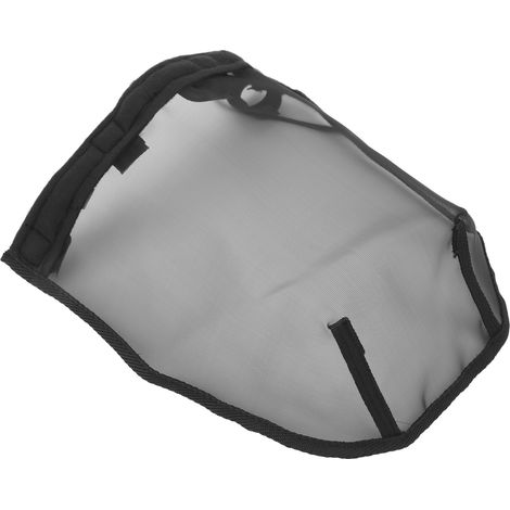 Masque Nasal Respirant pour Cheval en Maille Fine Plastique Noir Taille L - Ferme et Maison (1/5)