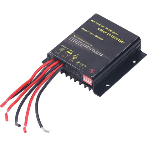 Régulateur de charge solaire MPPT 12V 10A étanche, protecteur de batterie avec contrôleur intelligent DHSMPWP5S (1/5)