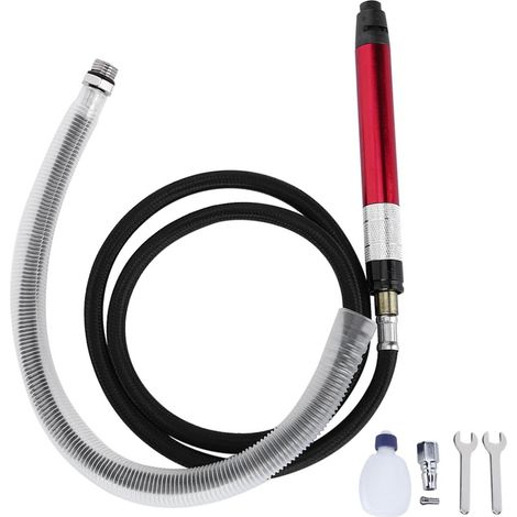 1 Broyeur Pneumatique, 65000rpm, Acier Allié, Clé Incluse, Pour Métaux Et Gravure (1/5)