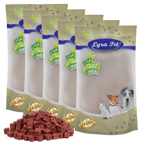 5 kg de cubes de viande de cheval Lyra Pet®