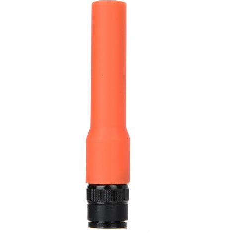 Antenne courte bibande souple en silicone SF-20 BNC mâle 144/430 MHz pour radioamateur mobile (orange) (1/5)