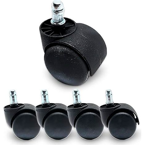 Ruedas silla gamer, 5 uds