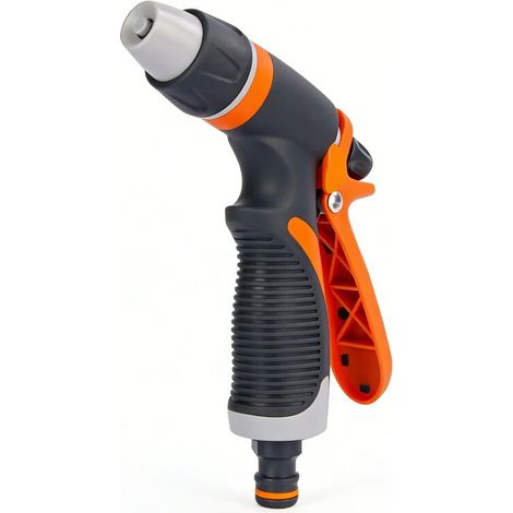 (SQ006) Pistolet d'arrosage multifonctionnel avec buse pour tuyau d'arrosage, idéal pour le lavage de voiture et l'arrosage du jardin, et doté de modes de pulvérisation réglables. (1/3)