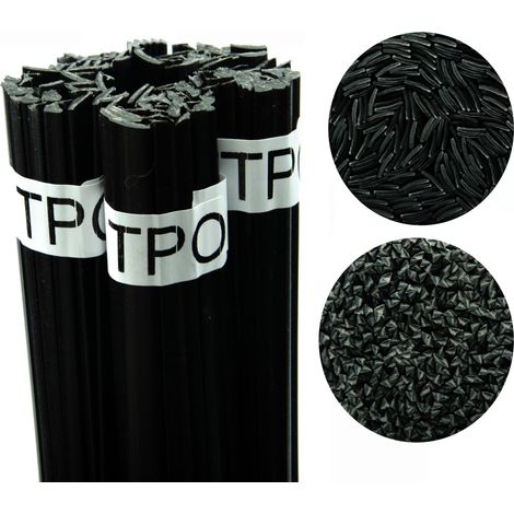 Rosfix TPO Kunststoff-Schweißstab – Hochwertiges Lötmaterial  Granulat in Schwarz, 100g  Temperaturbereich 320-380°C  Für Stoßfänger, Radkästen  Kunststoff-Schweißstab