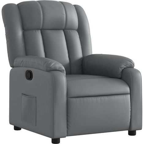 Maison Exclusive - Relaxsessel Grau Kunstleder
