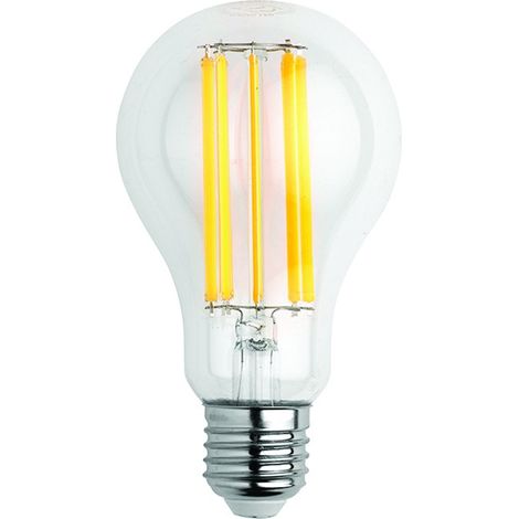 LAMPADA LED FILAMENTO TRASPARENTE MAURER GOCCIA E27 18W 2700K L. CALDA