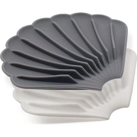 Lot de 2 Porte-Savon,Porte Savon Drainage,Porte Savon Douche,éPaissi, AntidéRapant, Pliable pour Lavabo,Douche,Salle De Bain,Cuisine (1/4)