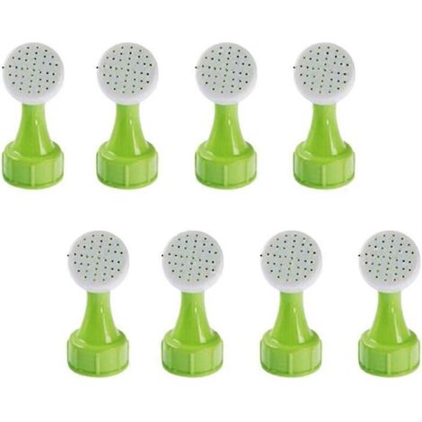 8Pcs Green PP Watering Sprinkler Nozzles for Plants Small Bottle Mouth Design with Even Water Flow73cmGreen SZRH A-D