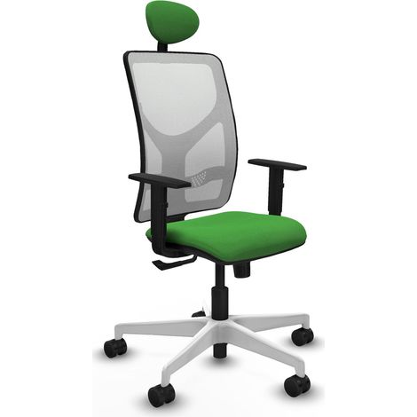 Chaise de bureau piqueras y crespo Motilla blanc support lombaire réglable (1/2)