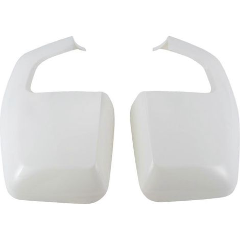Pour Ford Transit Custom, coques de rétroviseurs extérieurs gauche et droite peintes, blanc givré. (1/5)
