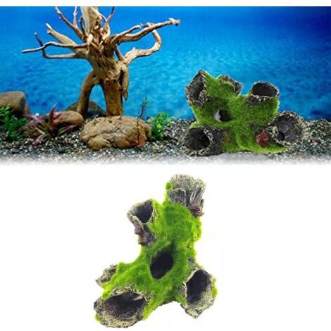 BUNTHAUS Décoration médiévale en résine pour aquarium - Accessoire de décoration pour aquarium - Abri de château pour reptiles Betta (1/5)