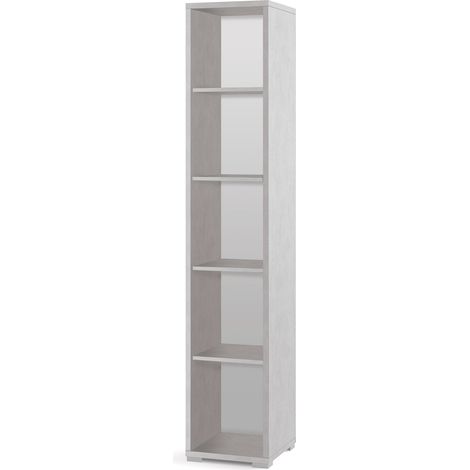 Libreria a Giorno 39x199x41 cm Ossido Bianco (1/2)