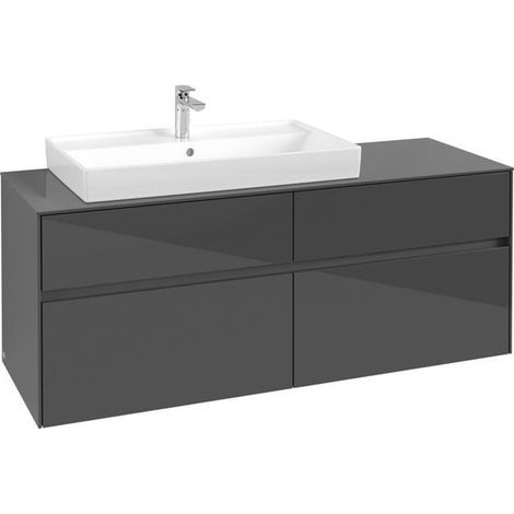 VB WTUS Collaro C08900 1400x548x500mm 4 pièces WT li Gris brillant