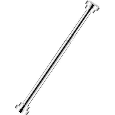 Barre extensible pour armario, sans besoin de taladro, tube d'acier inoxydable de 25 mm, réglable 40-55 cm, adaptée pour armario, balcon (1/4)