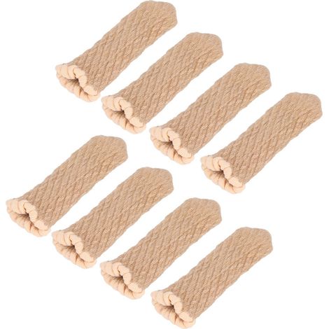 Lot de 20 housses de chaise en acrylique extensible, réduisant le bruit et offrant une protection optimale. Faciles à déplacer. Protège-pieds de 10,5 cm (4,1 po). (1/5)